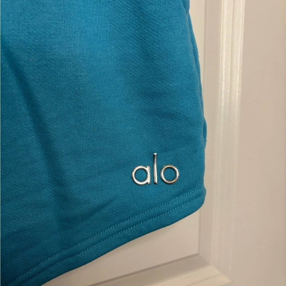 Alo Accolade high waisted sweat skirt blue/teal athletic size XXS